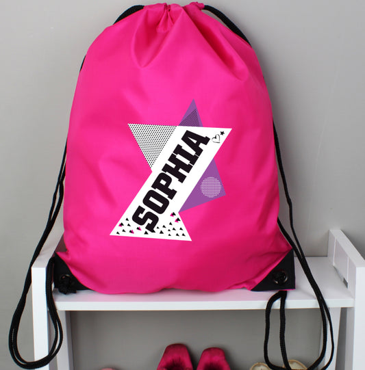 Personalised Dance Pink Kit Bag