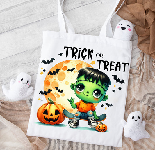 Trick Or Treat Frankenstein Bag