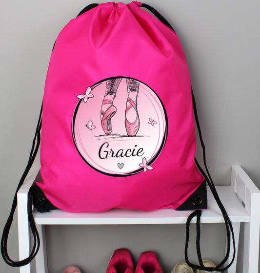 Personalised Ballet Pink Kit Bag