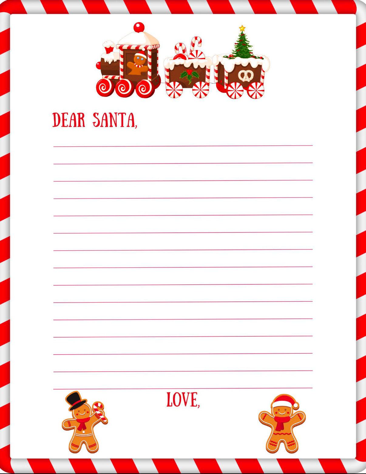 A4 Letter To Santa