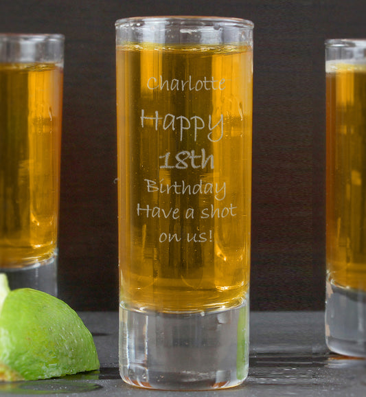 Personalised Engraved Shot Glass