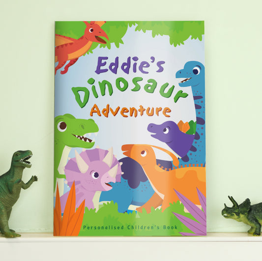 Personalised Dinosaur Adventure Story Book