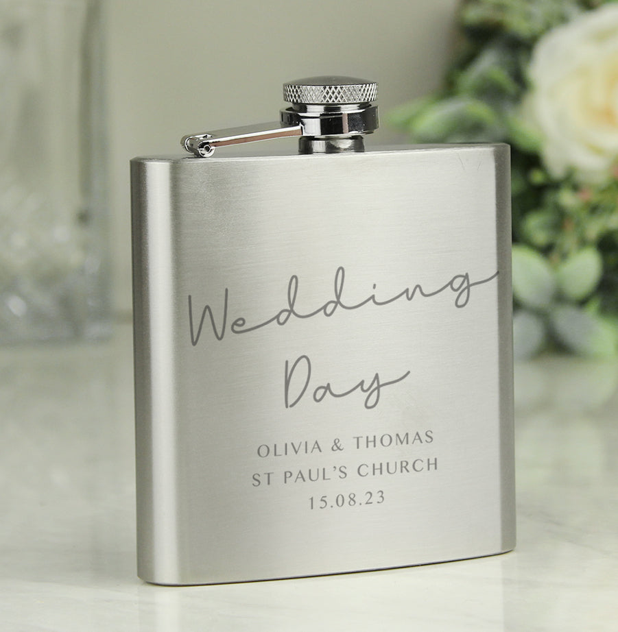 Personalised Any Message Hip Flask