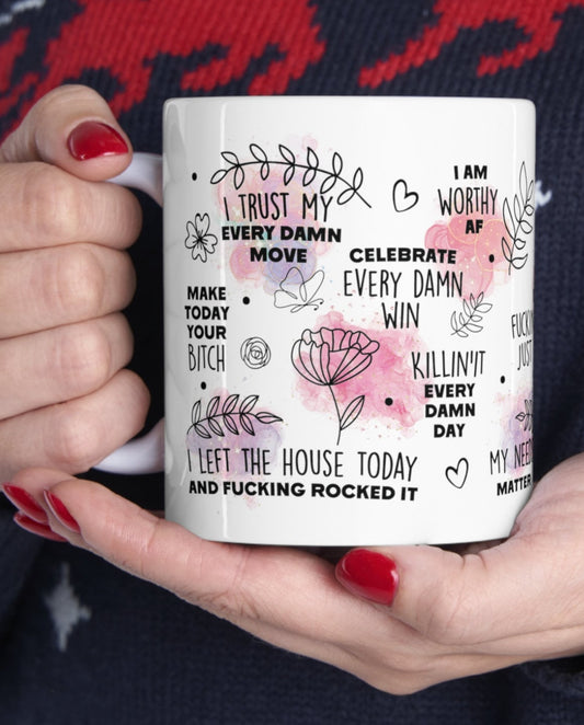 Swearing Positive Mug