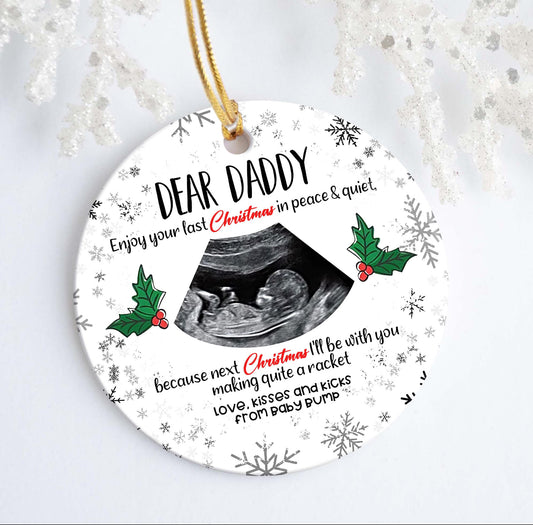 Dear Daddy Scan Tree Decoration