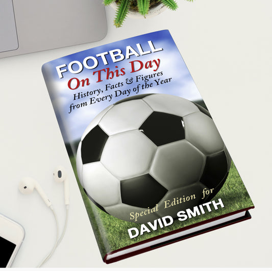 Personalised Football On This Day Book