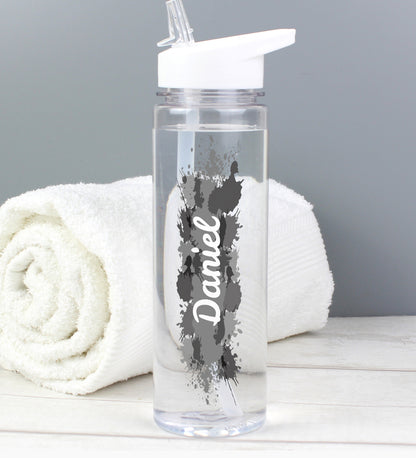 Personalised Splash Name Only Water Bottle