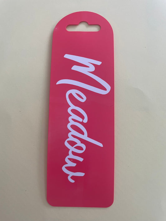 Personalised Book Mark