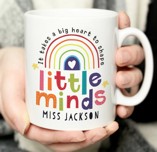 Personalised Shape Little Minds Mug