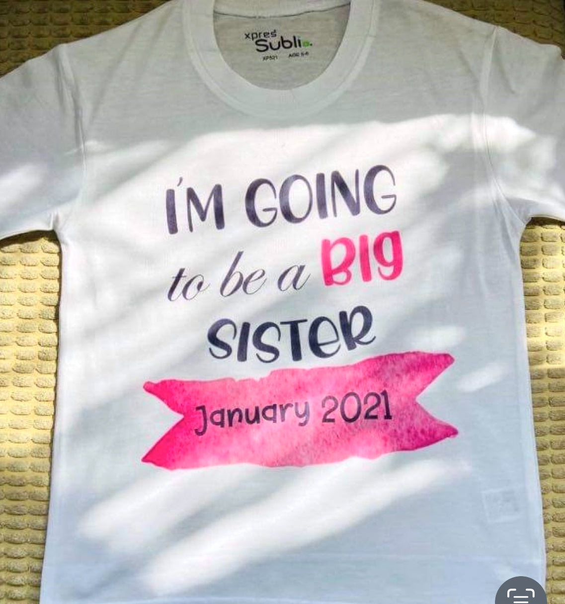 I’m Going To Be A Big Sister T-shirt