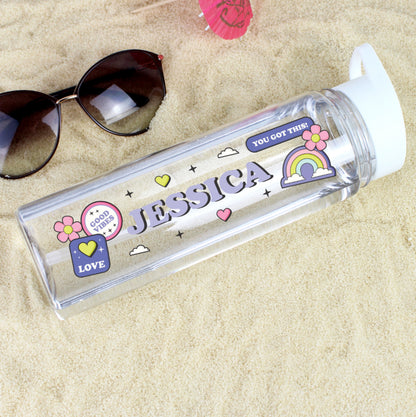 Personalised Good Vibes Water Bottle