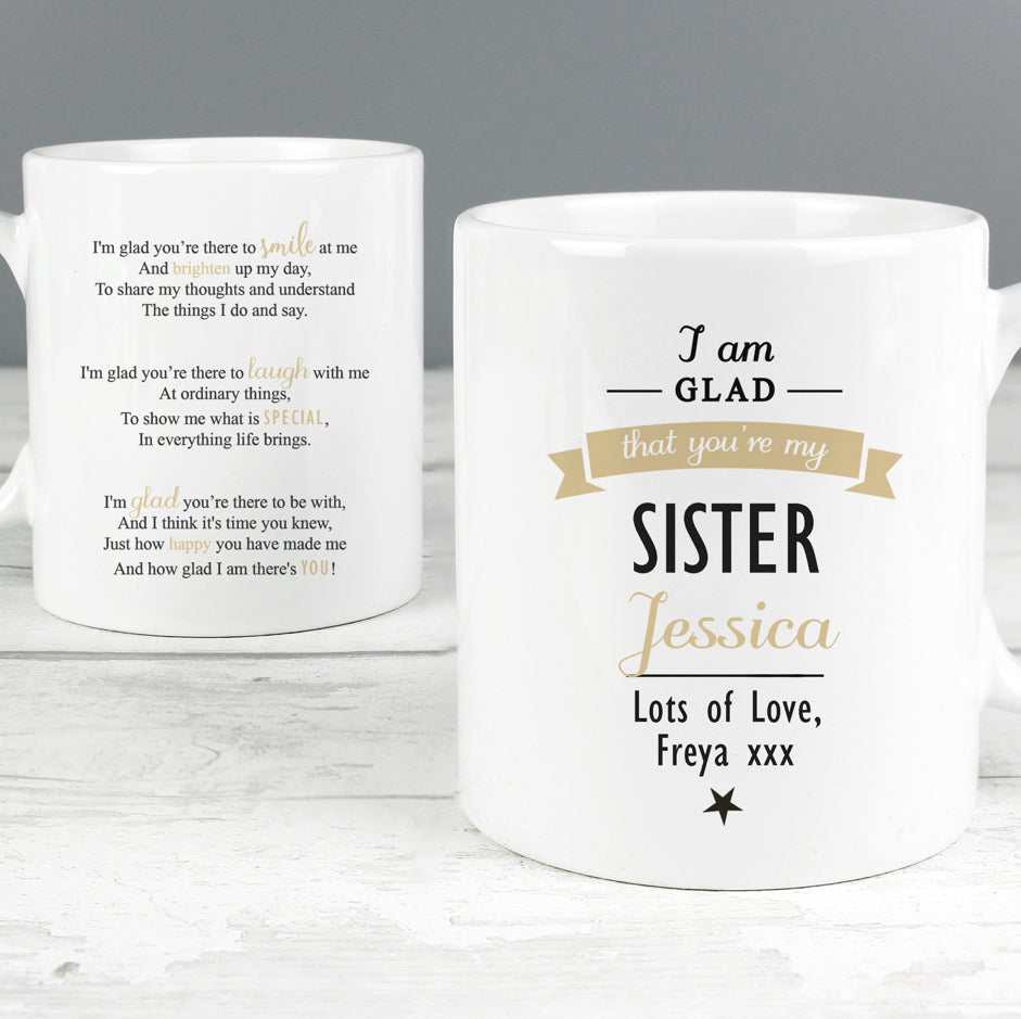 Personalised I Am Glad... Mug