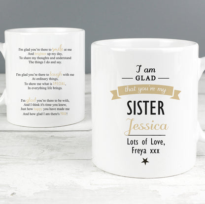 Personalised I Am Glad... Mug