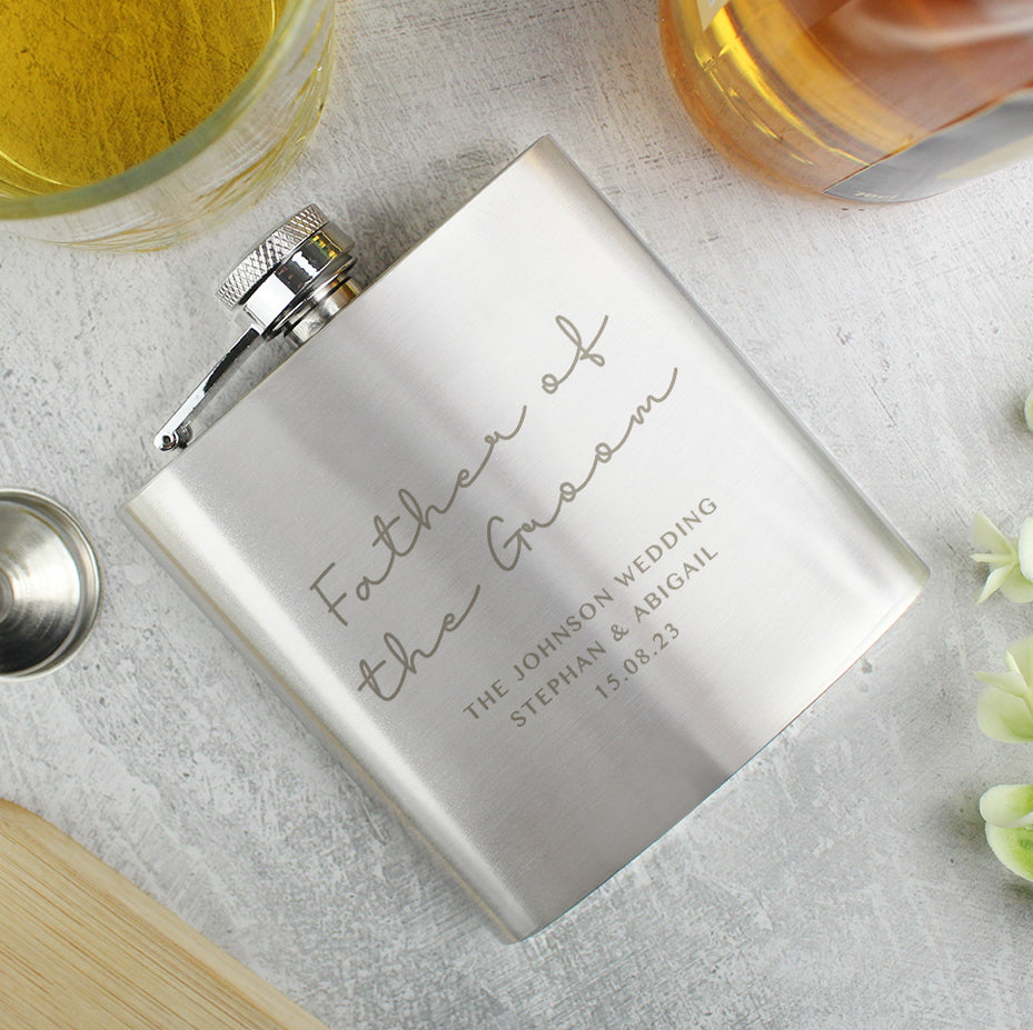 Personalised Any Message Hip Flask