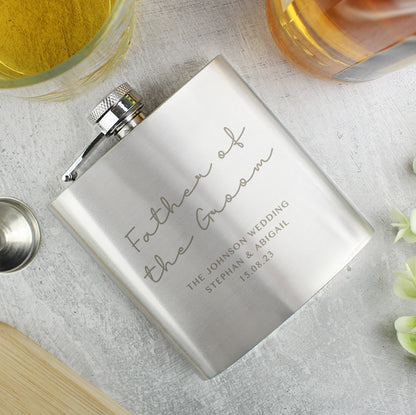 Personalised Any Message Hip Flask