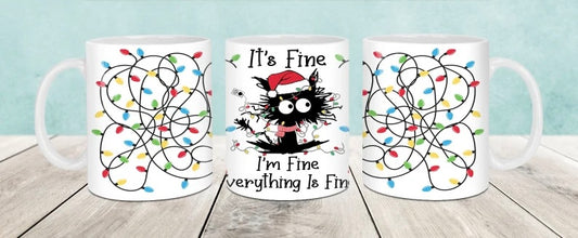 I’m Fine Christmas Mug