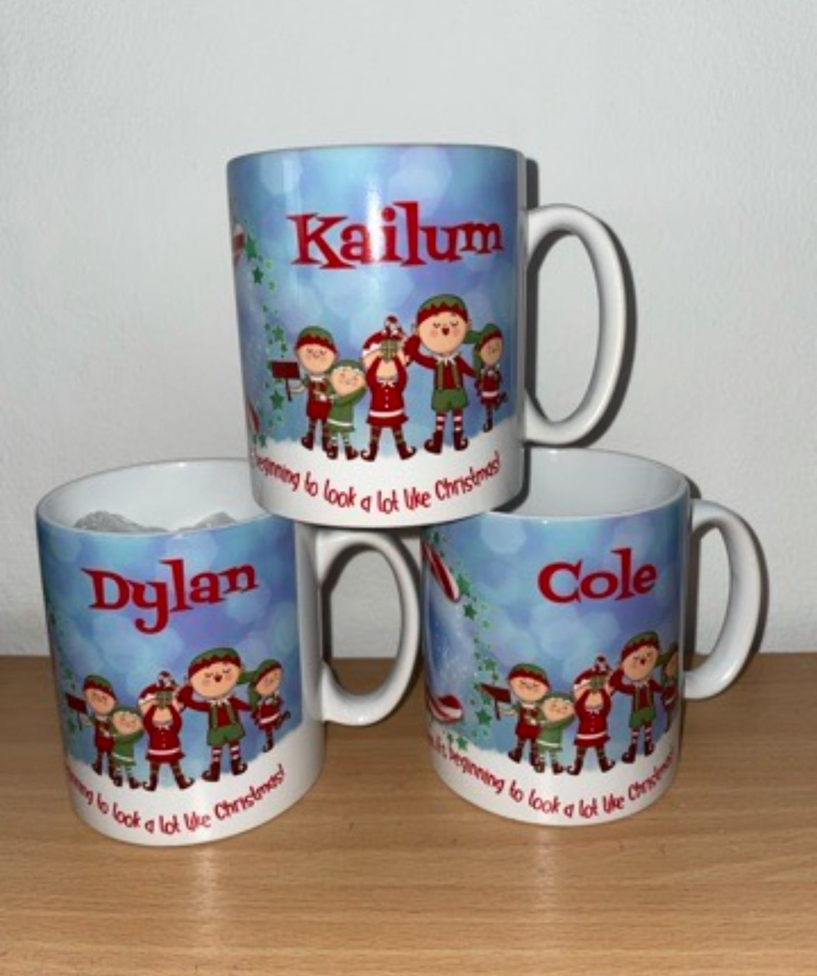 Personalised Candy Cane Hot Chocolate Mugs