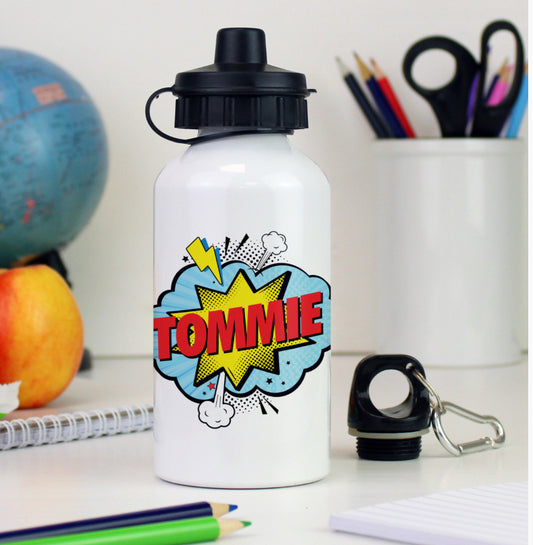 Personalised Superhero Drinks Bottle