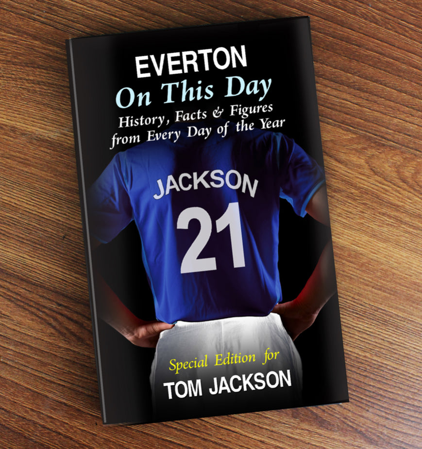 Personalised Everton on this Day Book