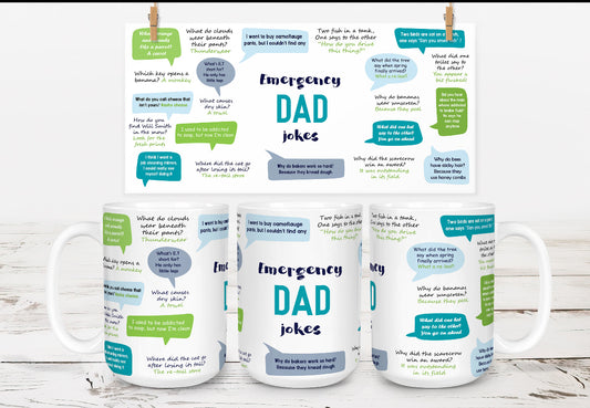 Emergency Dad Jokes Mug