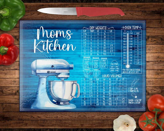 Moms Kitchen Glass Chopping Board