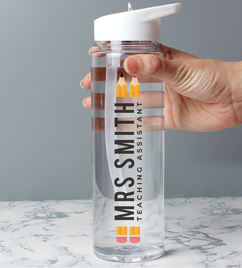 Personalised Teacher Water Bottle