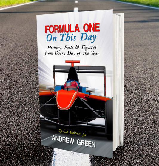 Personalised Formula 1 On This Day Book