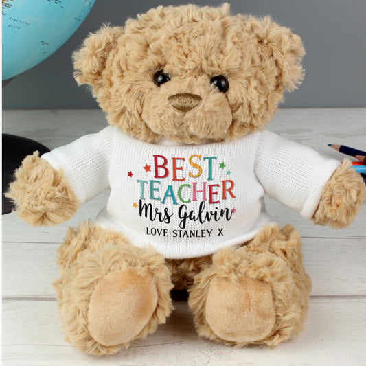 Personalised Best Teacher Teddy Bear