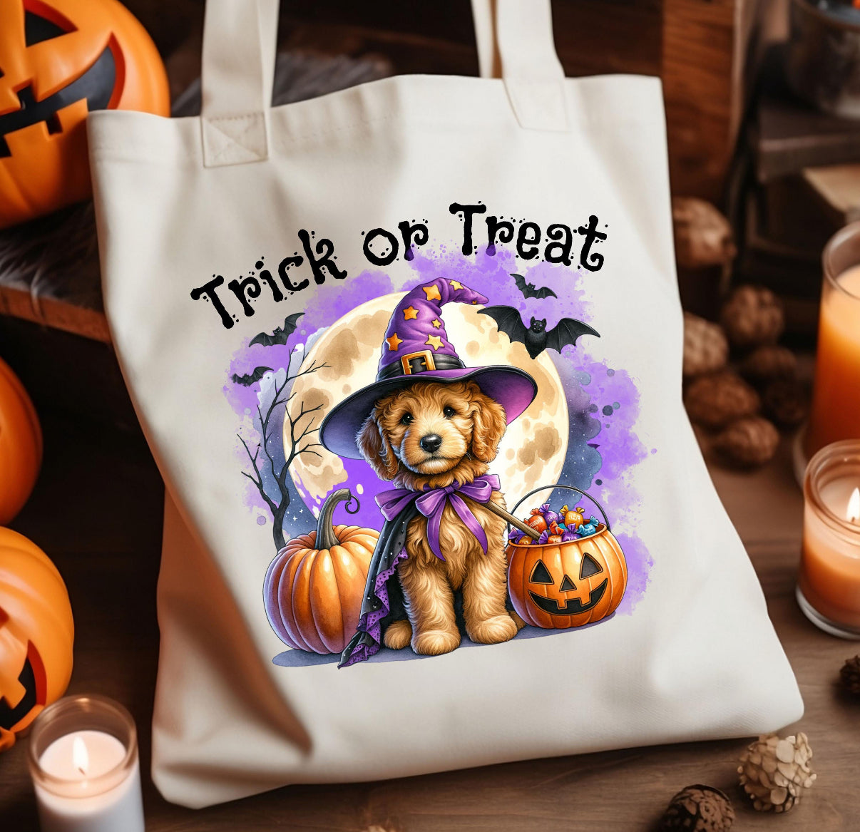 Trick Or Treat Dog Bag