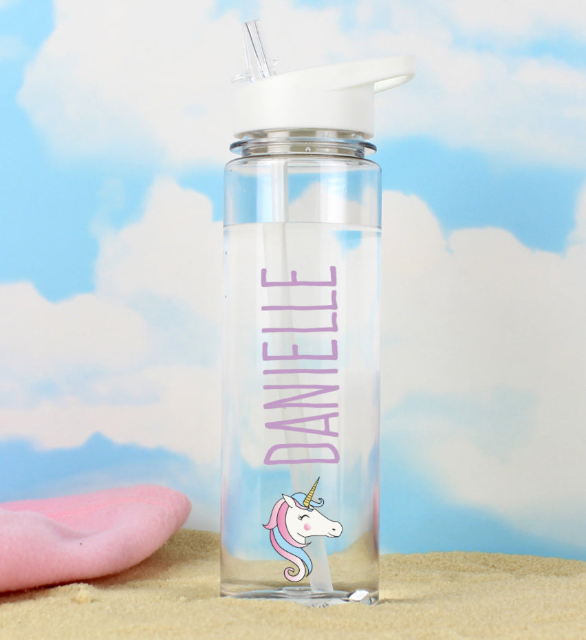 Personalised Unicorn Water Bottle