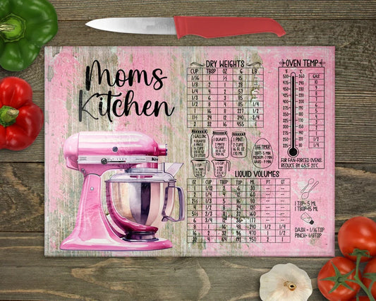 Moms Kitchen Glass Chopping Board