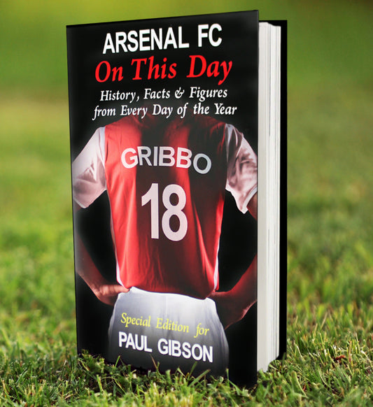 Personalised Arsenal On This Day Book