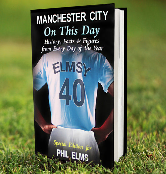 Personalised Manchester City On This Day Book