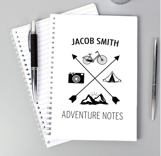 Personalised Adventure A5 Notebook