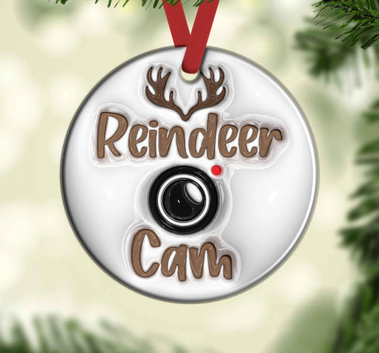 Reindeer Cam Tree Decoration