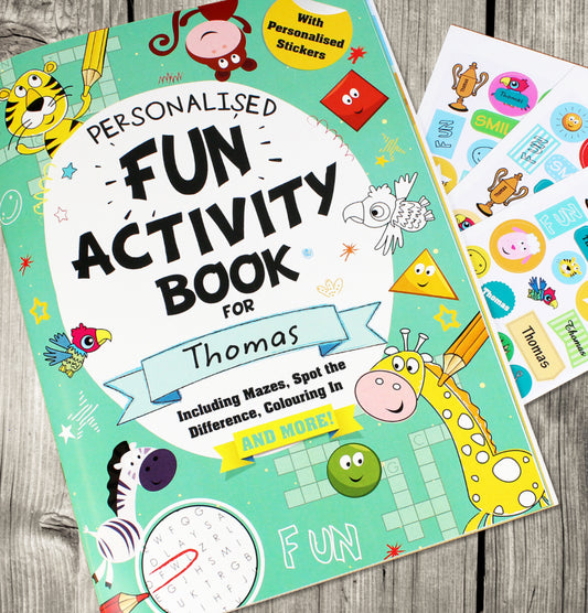 Personalised Activity Book with Stickers