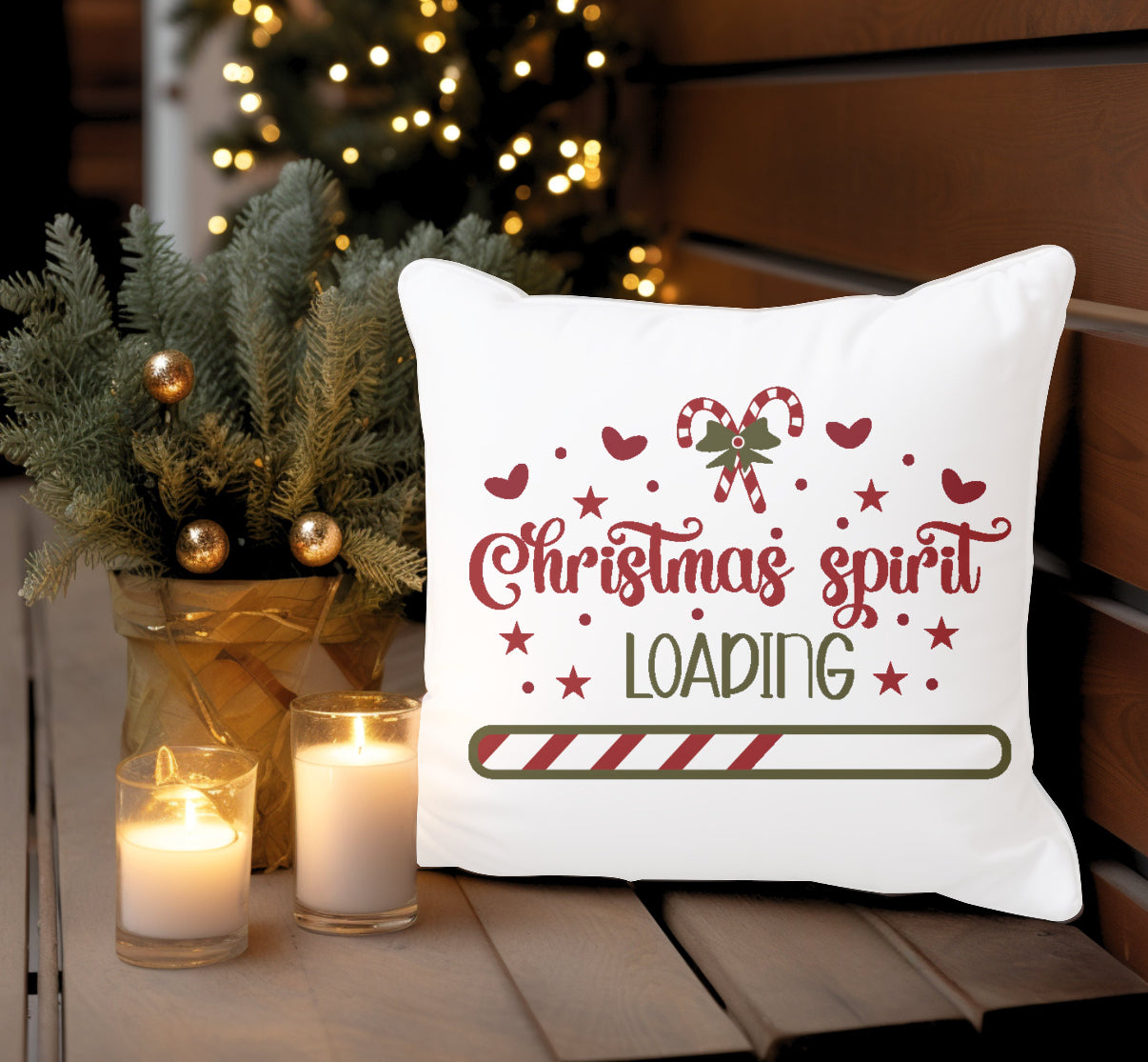 Christmas Spirit Loading Cushion