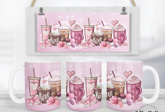 Pink Love Coffee Mug