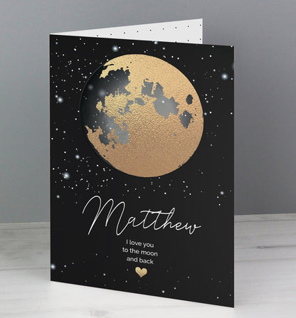 Personalised You Are My Sun My Moon Card