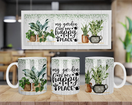 My Garden Is My Happy Place Mug