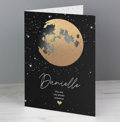 Personalised You Are My Sun My Moon Card