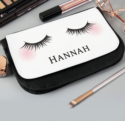 Personalised Eyelashes Make Up Bag